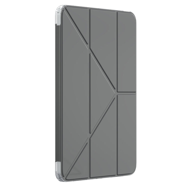 For iPad Pro 13 2025 / 2024 Mutural Deformation Stand Smart Leather Tablet Case(Black)