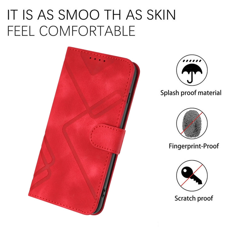 Line Pattern Skin Feel Leather Phone Case, For Xiaomi Redmi Note 9 Pro, For Xiaomi Redmi Note 8T, For Xiaomi Redmi 8, For Xiaomi Redmi Note 8