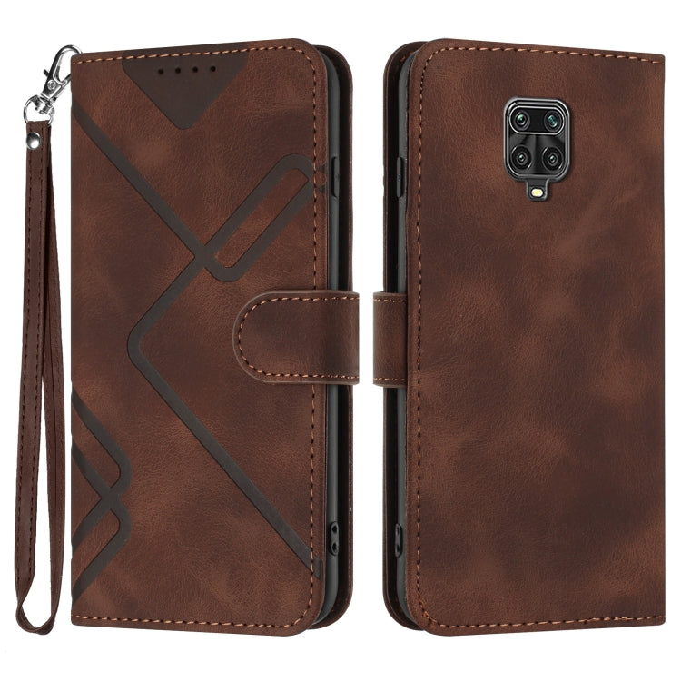 Line Pattern Skin Feel Leather Phone Case, For Xiaomi Redmi Note 9 Pro, For Xiaomi Redmi Note 8T, For Xiaomi Redmi 8, For Xiaomi Redmi Note 8