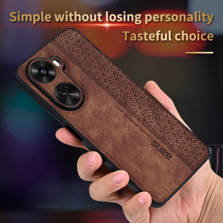 For Huawei nova 11 SE AZNS 3D Embossed Skin Feel Phone Case(Dark Green)
