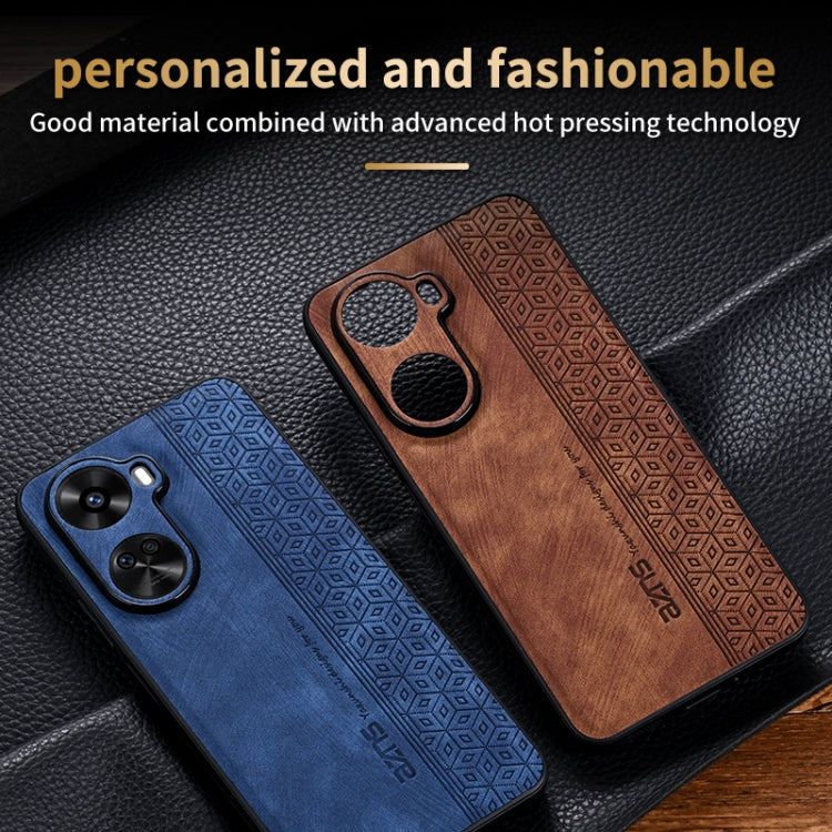 For Huawei nova 11 SE AZNS 3D Embossed Skin Feel Phone Case(Dark Green)