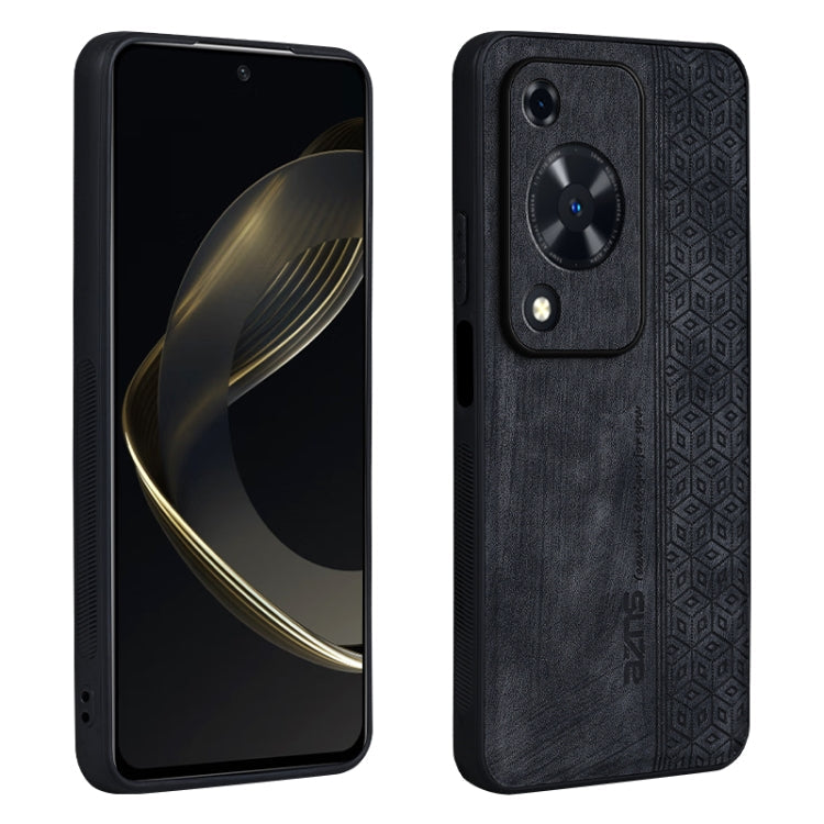 For Huawei Enjoy 70 AZNS 3D Embossed Skin Feel Phone Case(Black)