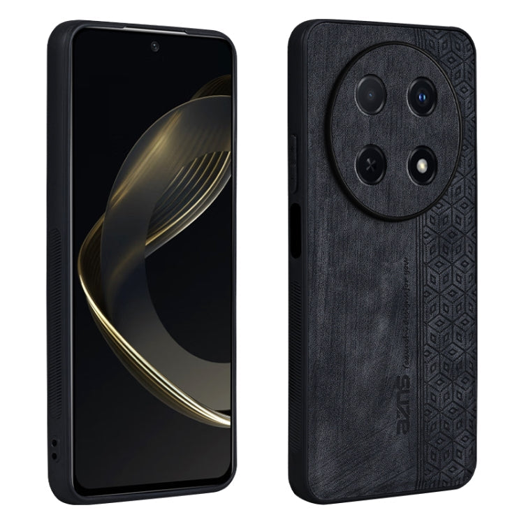 For Huawei Enjoy 70 pro AZNS 3D Embossed Skin Feel Phone Case(Black)