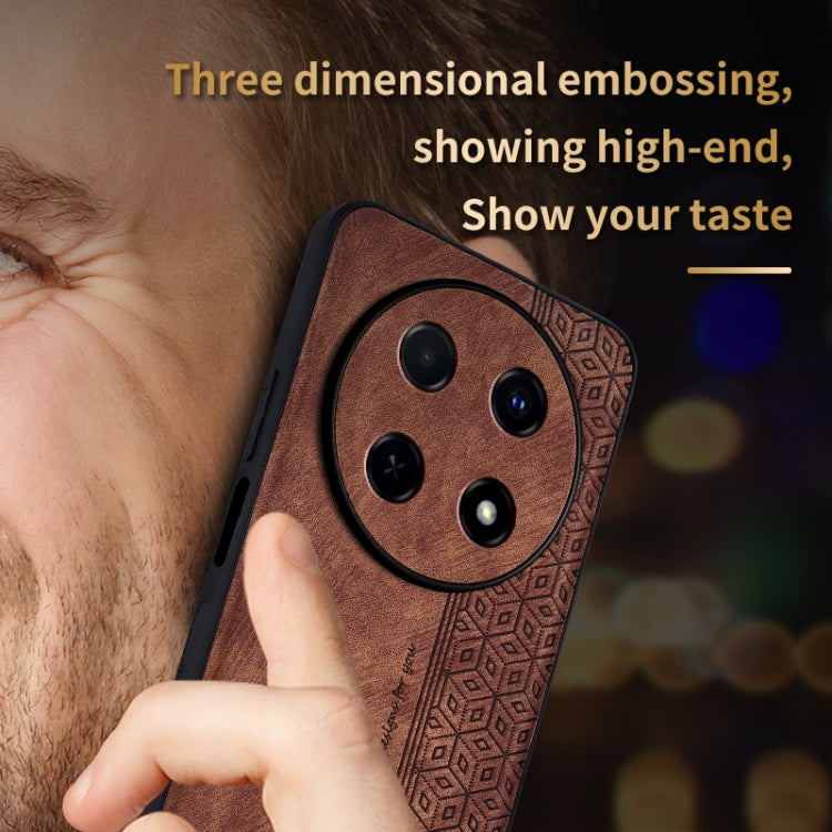 For Huawei Enjoy 70 pro AZNS 3D Embossed Skin Feel Phone Case(Dark Green)