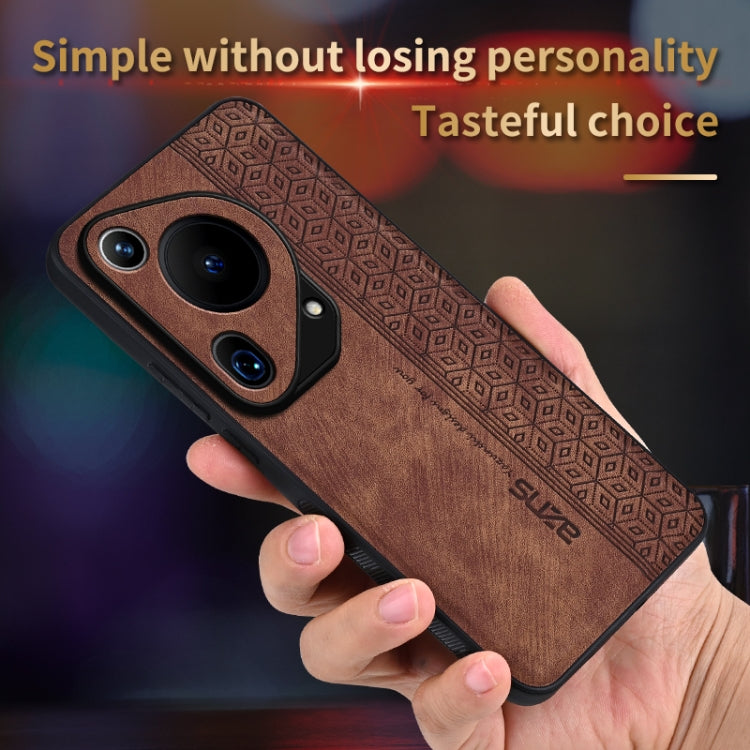 For Huawei Pura 70 Ultra AZNS 3D Embossed Skin Feel Phone Case(Sapphire Blue)