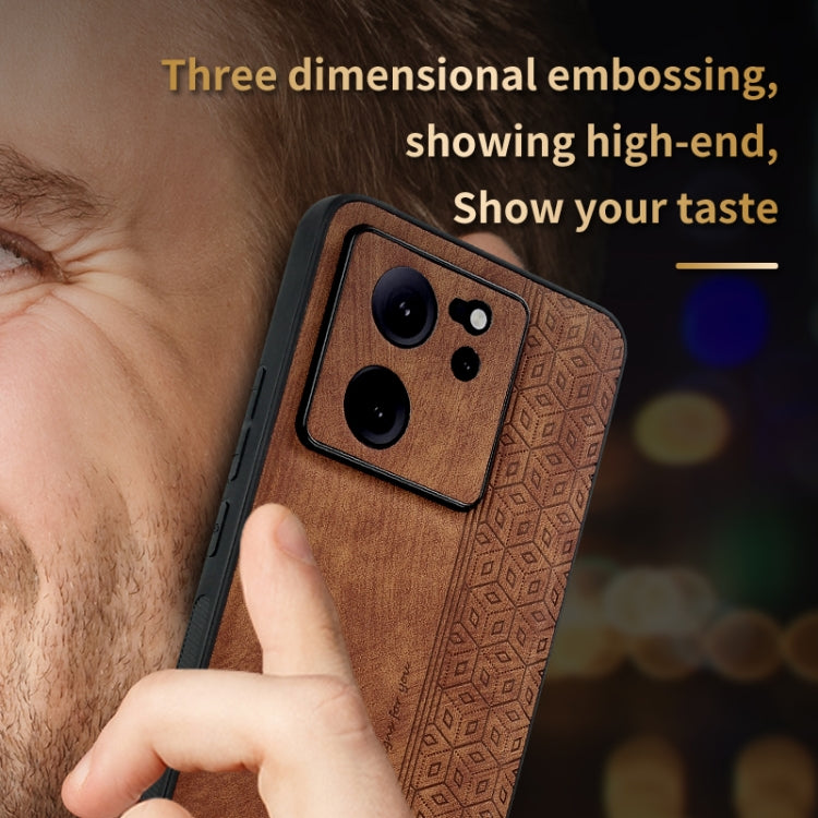 For Xiaomi 13T / 13T Pro / Redmi K60 Ultra AZNS 3D Embossed Skin Feel Phone Case(Sapphire Blue)