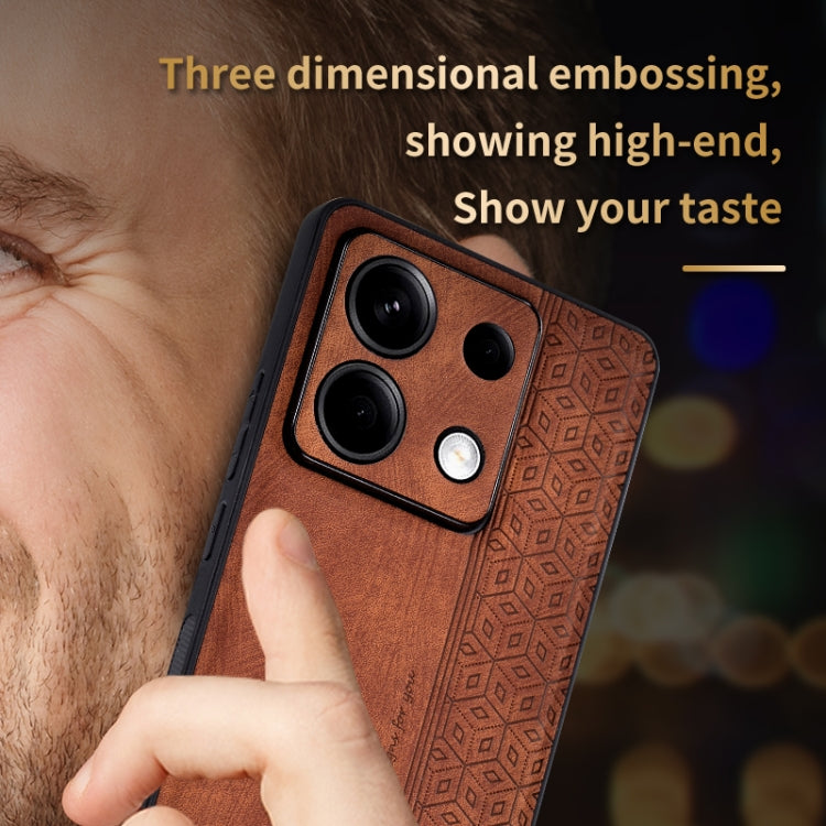 For Xiaomi Redmi Note 13 Pro 5G AZNS 3D Embossed Skin Feel Phone Case(Sapphire Blue)