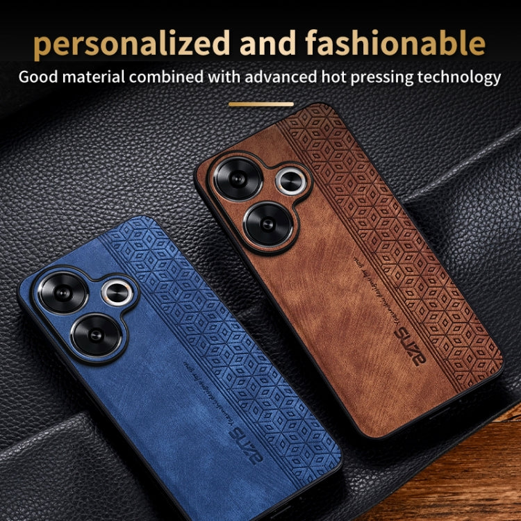 For Xiaomi Redmi Turbo 3 AZNS 3D Embossed Skin Feel Phone Case(Black)