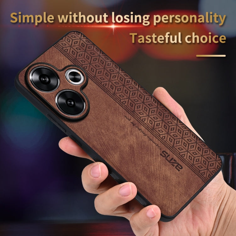 For Xiaomi Redmi Turbo 3 AZNS 3D Embossed Skin Feel Phone Case(Dark Green)