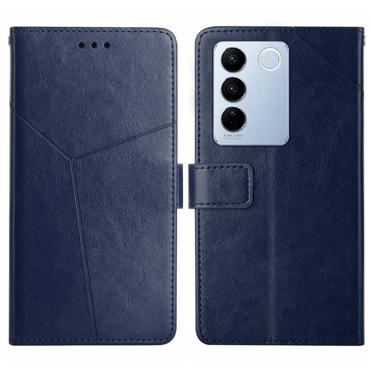 HT01 Y-shaped Pattern Flip Leather Phone Case, For vivo V27E 4G Global, For vivo Y02A 4G / Y02 4G / Y11 2023, For vivo Y55S 5G 2023 / Y55 5G / T1 5G, For vivo Y75 5G Global