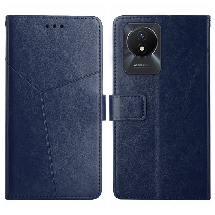 HT01 Y-shaped Pattern Flip Leather Phone Case, For vivo V27E 4G Global, For vivo Y02A 4G / Y02 4G / Y11 2023, For vivo Y55S 5G 2023 / Y55 5G / T1 5G, For vivo Y75 5G Global