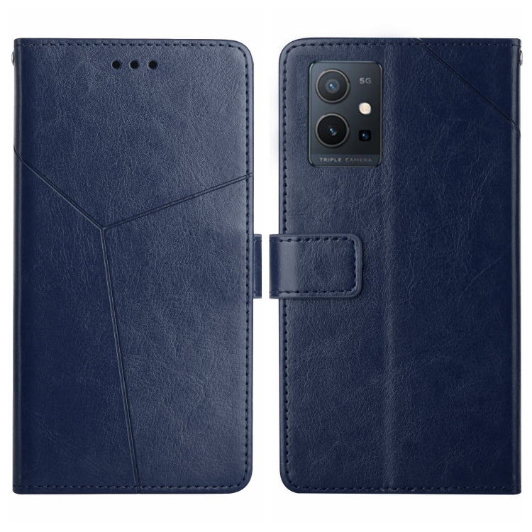HT01 Y-shaped Pattern Flip Leather Phone Case, For vivo V27E 4G Global, For vivo Y02A 4G / Y02 4G / Y11 2023, For vivo Y55S 5G 2023 / Y55 5G / T1 5G, For vivo Y75 5G Global