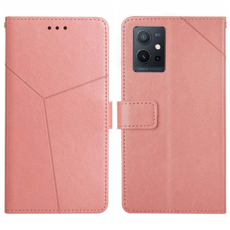 HT01 Y-shaped Pattern Flip Leather Phone Case, For vivo V27E 4G Global, For vivo Y02A 4G / Y02 4G / Y11 2023, For vivo Y55S 5G 2023 / Y55 5G / T1 5G, For vivo Y75 5G Global