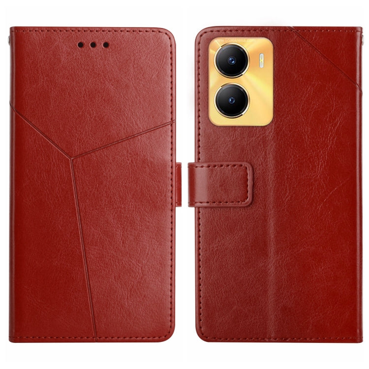 HT01 Y-shaped Pattern Flip Leather Phone Case, For vivo Y56 5G Global, For vivo Y02S Global / Y16 4G Global, For vivo Y77E 5G, For vivo Y77 5G Global / Y22S 4G Global