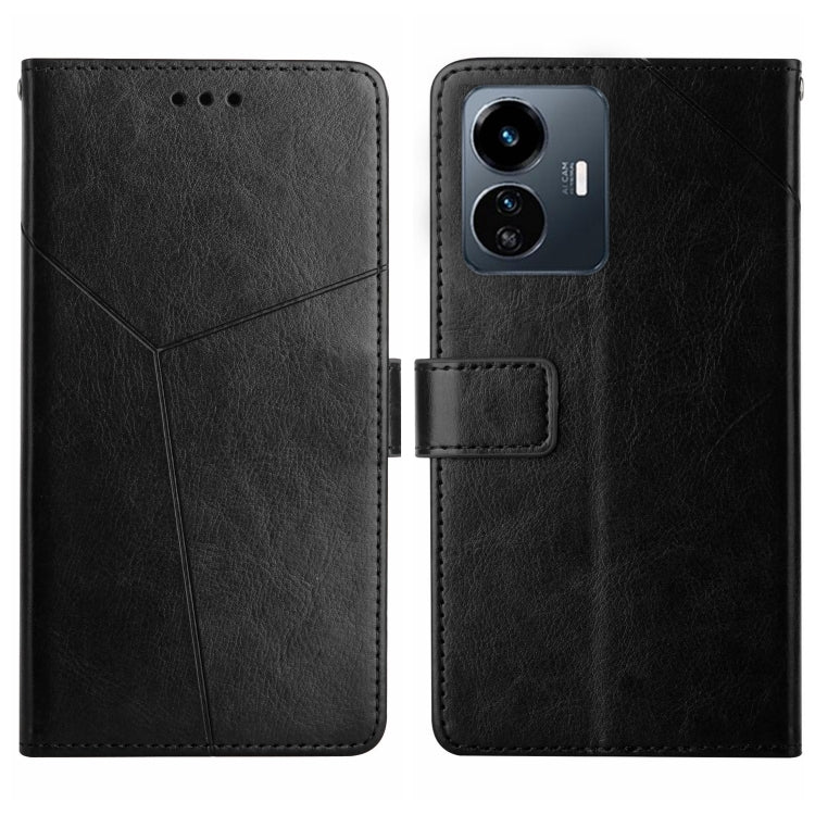 HT01 Y-shaped Pattern Flip Leather Phone Case, For vivo Y56 5G Global, For vivo Y02S Global / Y16 4G Global, For vivo Y77E 5G, For vivo Y77 5G Global / Y22S 4G Global