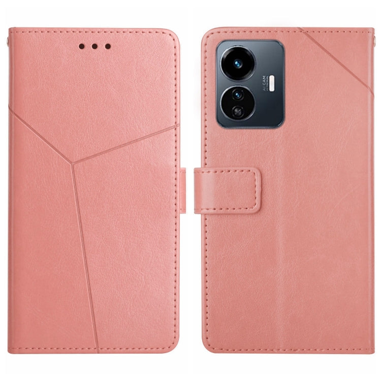 HT01 Y-shaped Pattern Flip Leather Phone Case, For vivo Y56 5G Global, For vivo Y02S Global / Y16 4G Global, For vivo Y77E 5G, For vivo Y77 5G Global / Y22S 4G Global