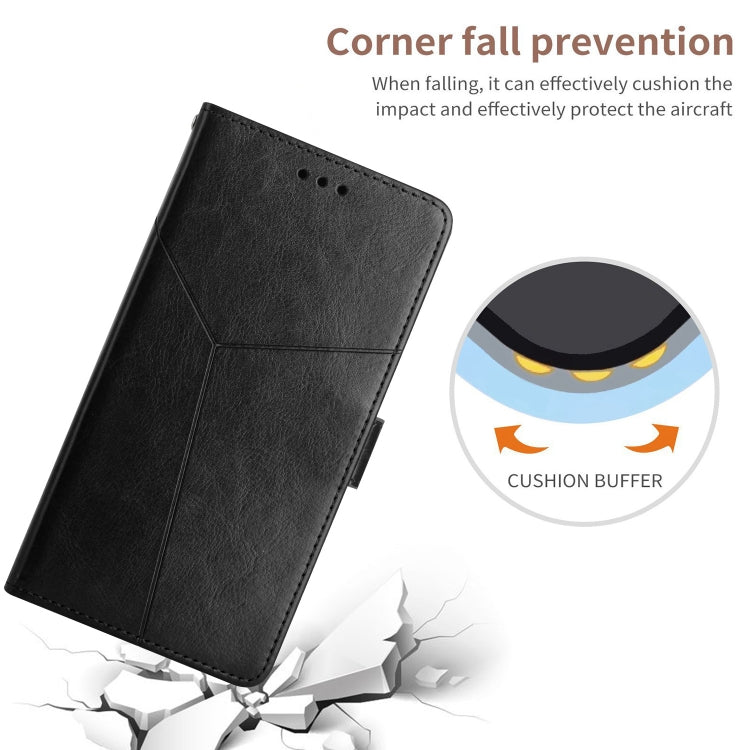 HT01 Y-shaped Pattern Flip Leather Phone Case, For vivo Y22 4G Global / Y35 4G Global