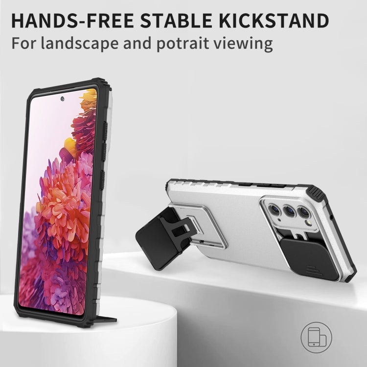 Stereoscopic Holder Sliding Camshield Phone Case, For Samsung Galaxy S20 FE, For Samsung Galaxy A23 4G, For Samsung Galaxy S22+ 5G