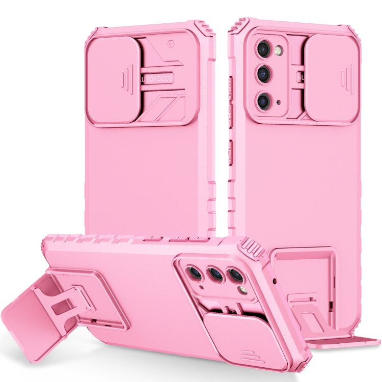 Stereoscopic Holder Sliding Camshield Phone Case, For Samsung Galaxy S20 FE, For Samsung Galaxy A23 4G, For Samsung Galaxy S22+ 5G