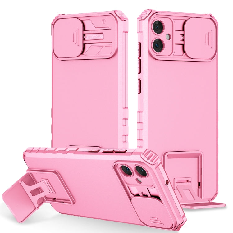 Stereoscopic Holder Sliding Camshield Phone Case, For Samsung Galaxy S22 5G, For Samsung Galaxy A52 5G, For Samsung Galaxy A05