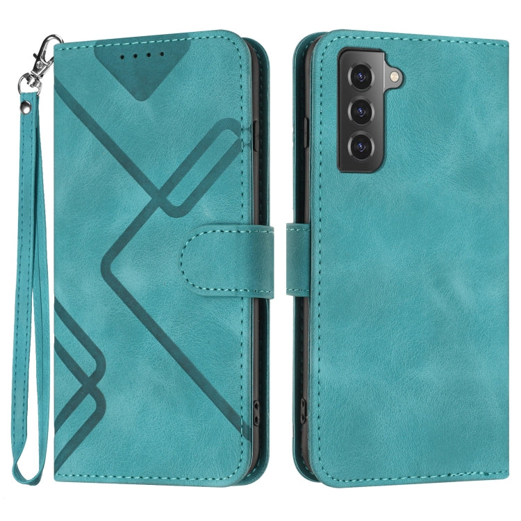 Line Pattern Skin Feel Leather Phone Case, For Samsung Galaxy A33 5G, For Samsung Galaxy A13 4G, For Samsung Galaxy S22 Ultra 5G, For Samsung Galaxy S22+ 5G