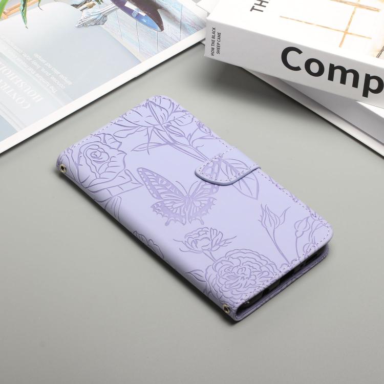 HT03 Skin Feel Butterfly Embossed Flip Leather Phone Case, For vivo V50 5G Global, For vivo Y02A 4G / Y02 4G / Y11 2023, For vivo Y56 5G Global, For vivo V27E 4G Global