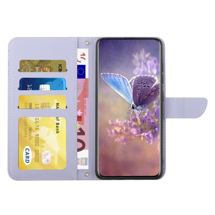 HT03 Skin Feel Butterfly Embossed Flip Leather Phone Case, For vivo V70 FE 5G, For vivo V70 5G Global / V70 Elite 5G, For vivo V60 Lite 5G, For vivo V60 5G
