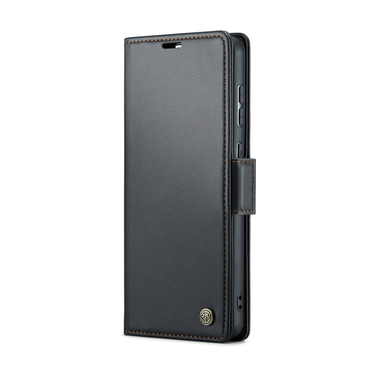 For Samsung Galaxy S20 Ultra CaseMe 023 Butterfly Buckle Litchi Texture RFID Anti-theft Leather Phone Case(Black)