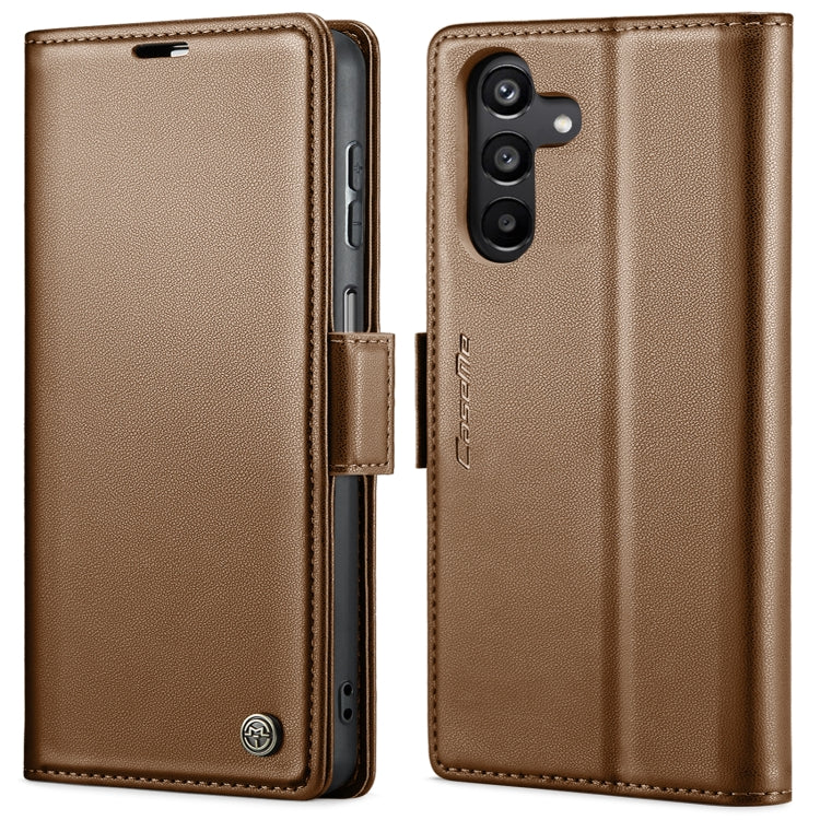 CaseMe 023 Butterfly Buckle Litchi Texture RFID Anti-theft Leather Phone Case, For Samsung Galaxy S24+, For Samsung Galaxy S24, For Samsung Galaxy A05s, For Samsung Galaxy A25 5G