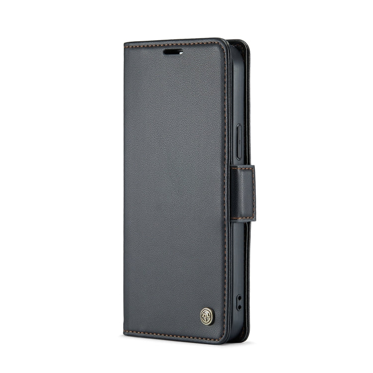 CaseMe 023 Butterfly Buckle Litchi Texture RFID Anti-theft Leather Phone Case, For iPhone 15 Plus, For iPhone 14 Pro, For iPhone 14 Pro Max, For iPhone 15