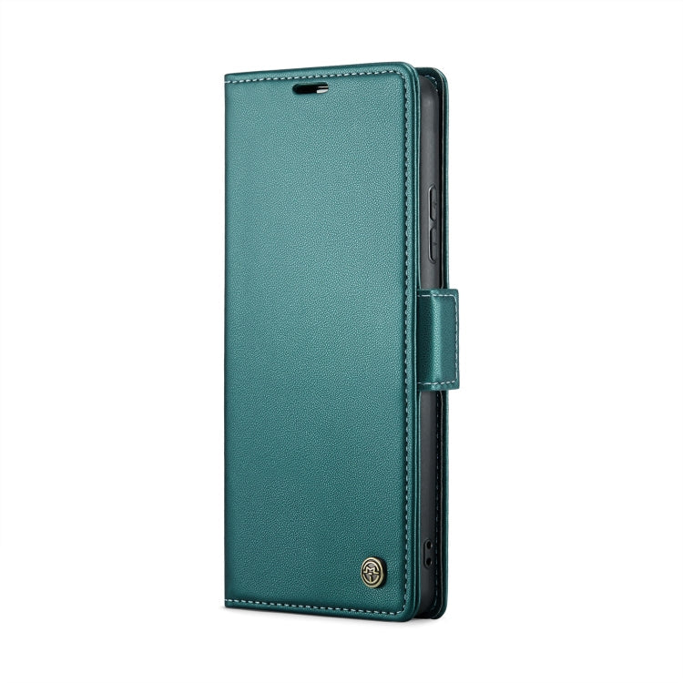 For Xiaomi Redmi Note 13 4G CaseMe 023 Butterfly Buckle Litchi Texture RFID Anti-theft Leather Phone Case(Pearly Blue)