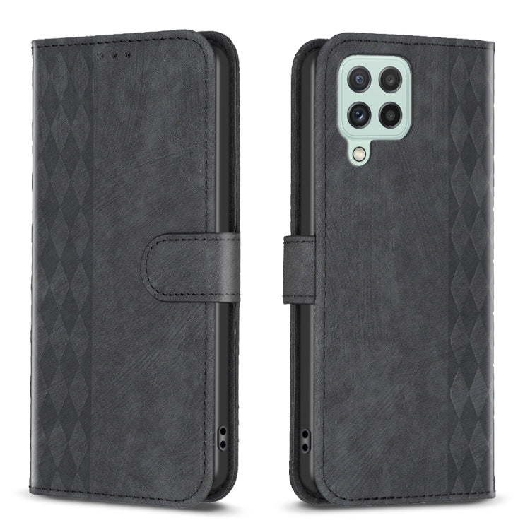 Plaid Embossed Leather Phone Case, For Samsung Galaxy S20 Ultra, For Samsung Galaxy A03s / A02s, For Samsung Galaxy A12, For Samsung Galaxy A13 4G/5G