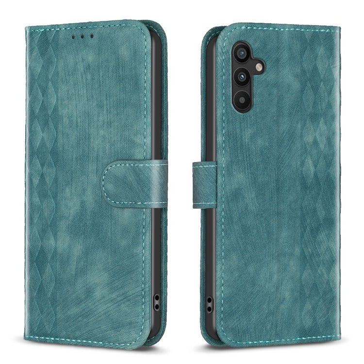 Plaid Embossed Leather Phone Case, For Samsung Galaxy A34, For Samsung Galaxy A41, For Samsung Galaxy A42 5G, For Samsung Galaxy A51 4G