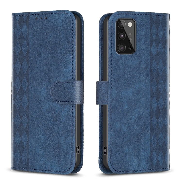 Plaid Embossed Leather Phone Case, For Samsung Galaxy A34, For Samsung Galaxy A41, For Samsung Galaxy A42 5G, For Samsung Galaxy A51 4G
