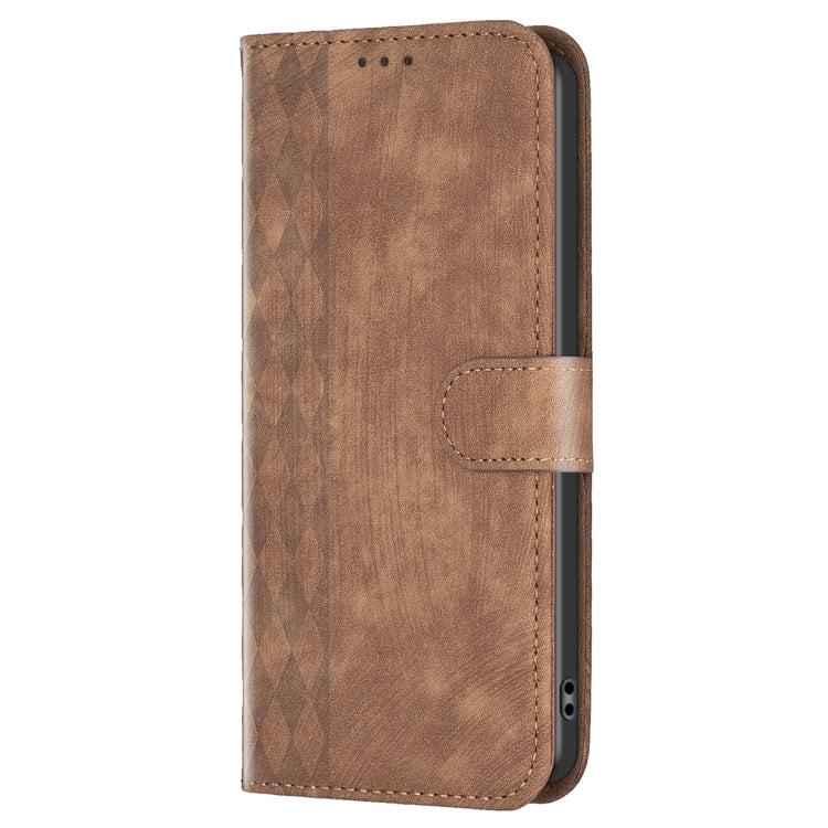 Plaid Embossed Leather Phone Case, For Samsung Galaxy A25 5G, For Samsung Galaxy S23 5G, For Samsung Galaxy S24+ 5G, For Samsung Galaxy S23 FE 5G