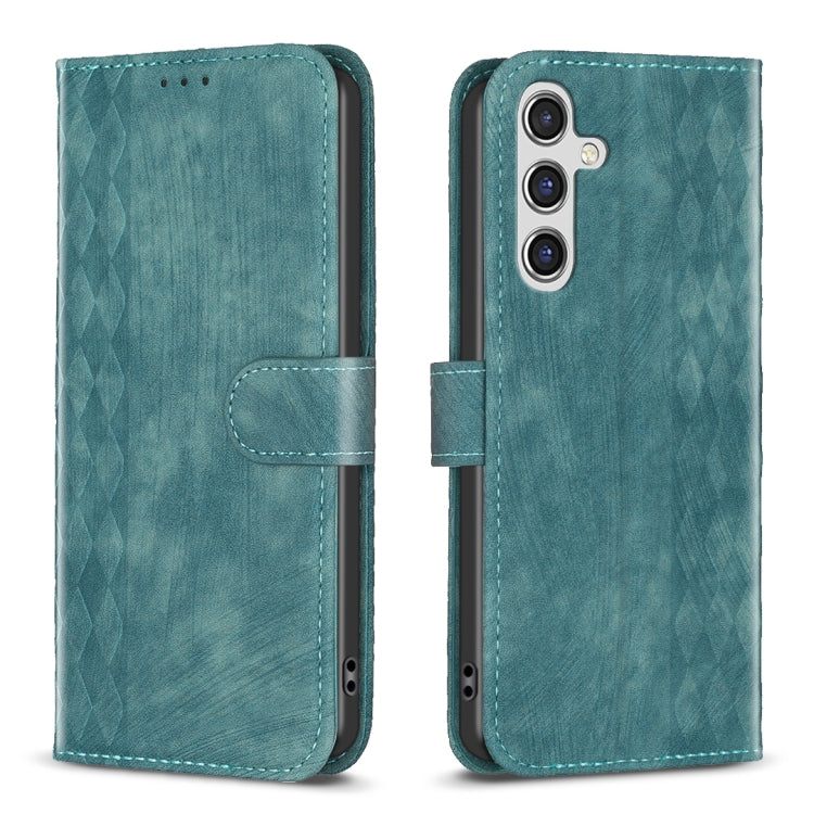 Plaid Embossed Leather Phone Case, For Samsung Galaxy A55, For Samsung Galaxy A35, For Samsung Galaxy S24 Ultra 5G, For Samsung Galaxy A15