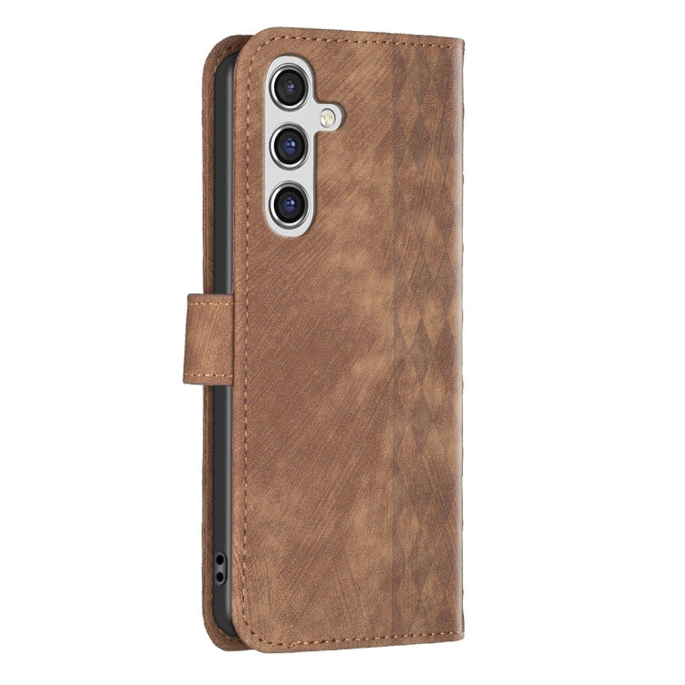 Plaid Embossed Leather Phone Case, For Samsung Galaxy A55, For Samsung Galaxy A35, For Samsung Galaxy S24 Ultra 5G, For Samsung Galaxy A15