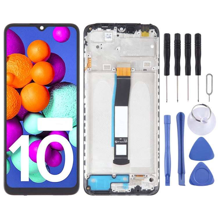 OLED Material LCD Screen For Digitizer Full Assembly with Frame, For Xiaomi Redmi A2, For Xiaomi Redmi A2+, For Xiaomi Poco C40, For Xiaomi Redmi 10 India, For Xiaomi Redmi 10C, For Xiaomi Poco X3 GT