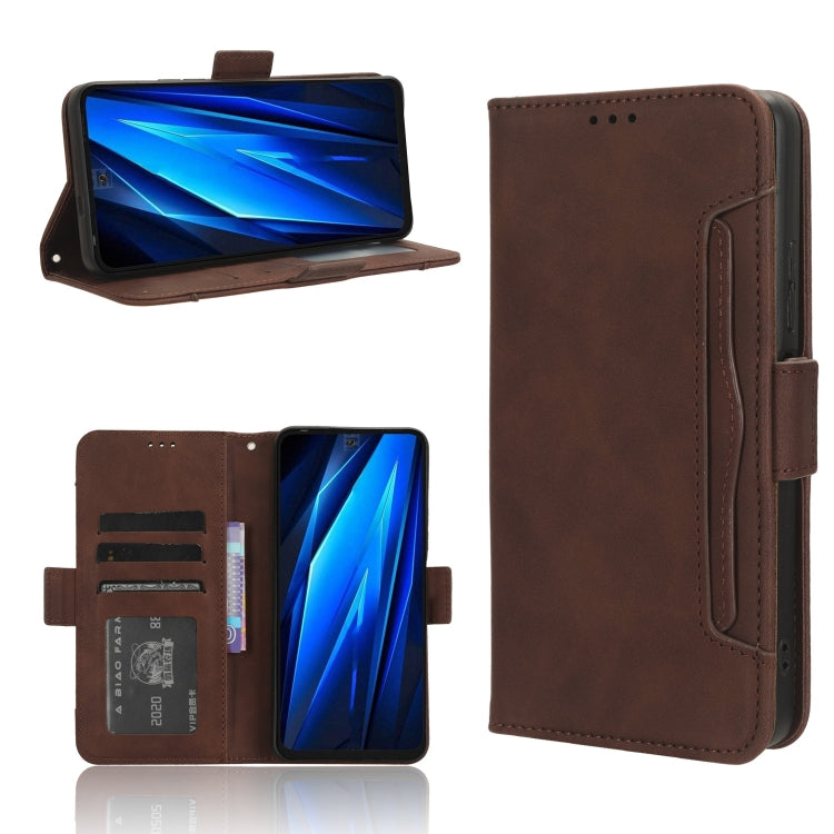 Skin Feel Calf Texture Card Slots Leather Phone Case, For Tecno Camon 20 Premier 5G, For Tecno Camon 20 Pro 5G, For Tecno Camon 20 Pro
