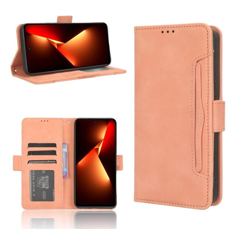 Skin Feel Calf Texture Card Slots Leather Phone Case, For Tecno Camon 20 Premier 5G, For Tecno Camon 20 Pro 5G, For Tecno Camon 20 Pro