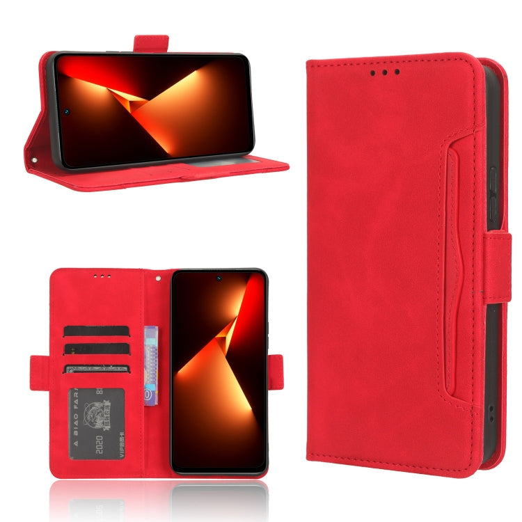 Skin Feel Calf Texture Card Slots Leather Phone Case, For Tecno Camon 20 Premier 5G, For Tecno Camon 20 Pro 5G, For Tecno Camon 20 Pro