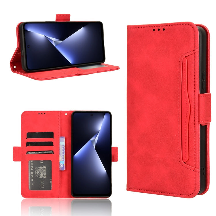 Skin Feel Calf Texture Card Slots Leather Phone Case, For Tecno Pova 5 Pro, For Tecno Pova Neo 3, For Tenco Pova 5 4G, For Tecno Camon 20 Premier 5G