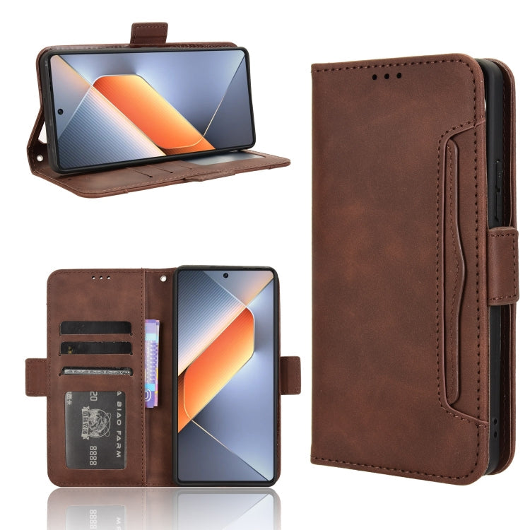 Skin Feel Calf Texture Card Slots Leather Phone Case, For Tecno Pova 6 4G, For Tecno Camon 30 Pro 5G, For Tecno Camon 30 5G / 4G, For Tecno Pova 6 Pro 5G