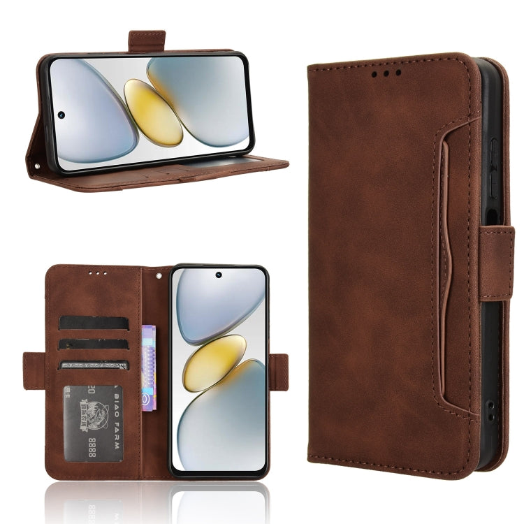 Skin Feel Calf Texture Card Slots Leather Phone Case, For Tecno Pova 6 Neo 5G / Spark 30 5G, For Tecno Spark 30 Pro 4G, For Tecno Spark 30 4G, For Tecno Spark Go 1 / Pop 9 / Spark Go 2025