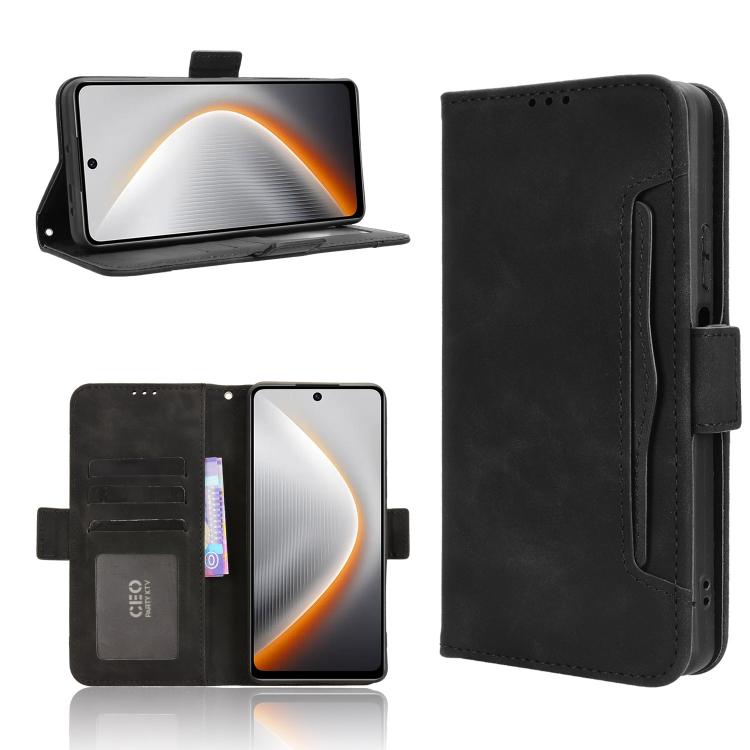Skin Feel Calf Texture Card Slots Leather Phone Case, For Tecno Pova 7 Ultra 5G, For Tecno Pova 7 4G, For Tecno Spark Go 2 4G, For Tecno Pova Curve 5G