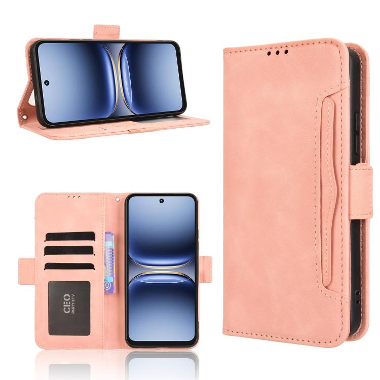 Skin Feel Calf Texture Card Slots Leather Phone Case, For Tecno Pova 7 5G, For Tecno Spark 40 Pro+ 4G, For Tecno Spark 40 Pro 4G, For Tecno Spark 40 4G