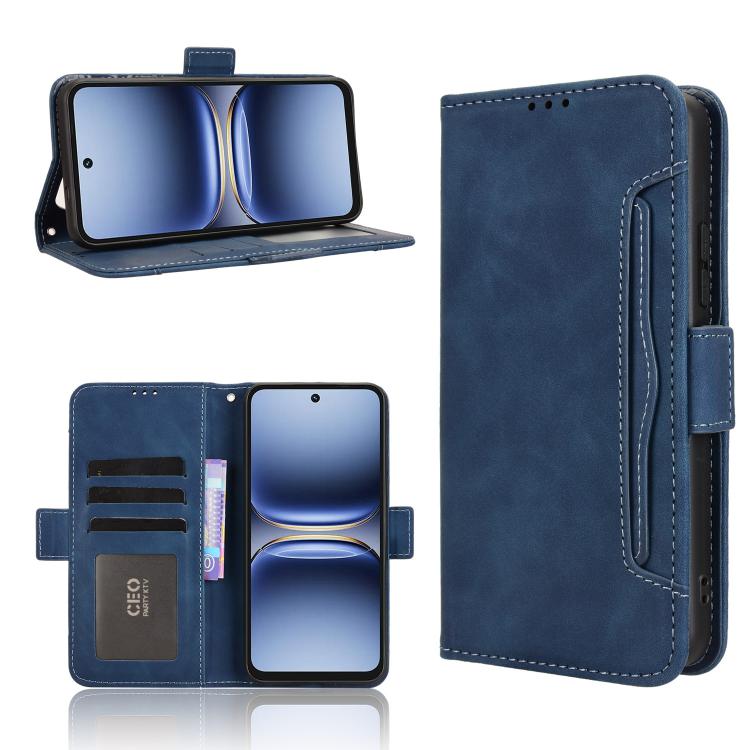 Skin Feel Calf Texture Card Slots Leather Phone Case, For Tecno Pova 7 5G, For Tecno Spark 40 Pro+ 4G, For Tecno Spark 40 Pro 4G, For Tecno Spark 40 4G