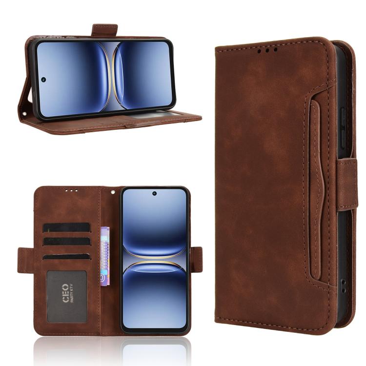 Skin Feel Calf Texture Card Slots Leather Phone Case, For Tecno Pova 7 5G, For Tecno Spark 40 Pro+ 4G, For Tecno Spark 40 Pro 4G, For Tecno Spark 40 4G