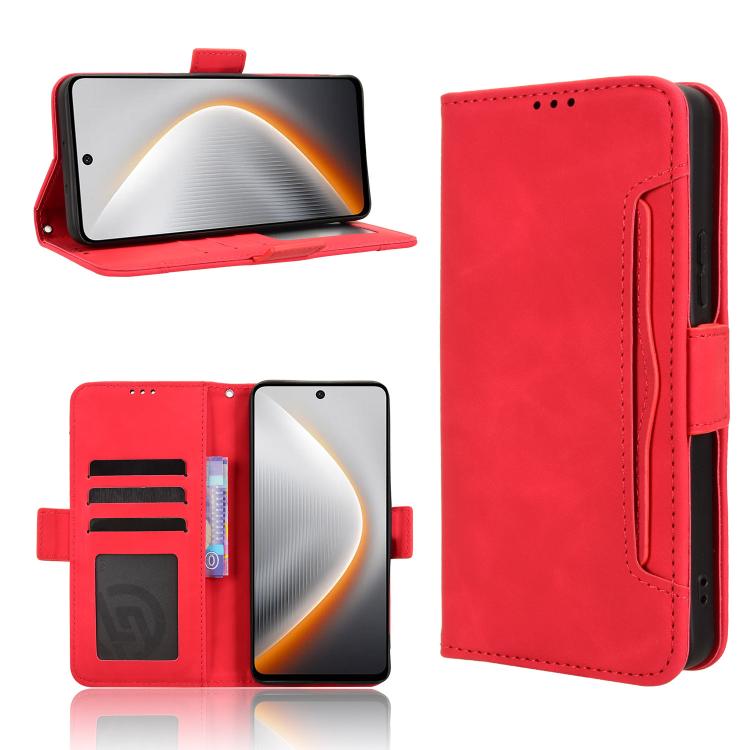 Skin Feel Calf Texture Card Slots Leather Phone Case, For Tecno Pova 7 5G, For Tecno Spark 40 Pro+ 4G, For Tecno Spark 40 Pro 4G, For Tecno Spark 40 4G