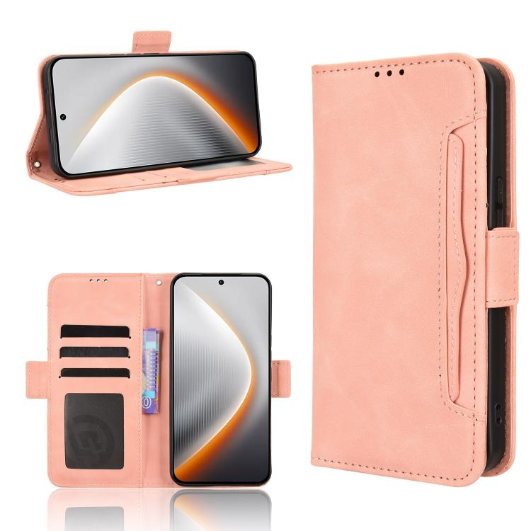 Skin Feel Calf Texture Card Slots Leather Phone Case, For Tenco Spark Go 3, For Tecno Spark Slim, For Tecno Spark 40C, For Tecno Pova 7 Pro 5G
